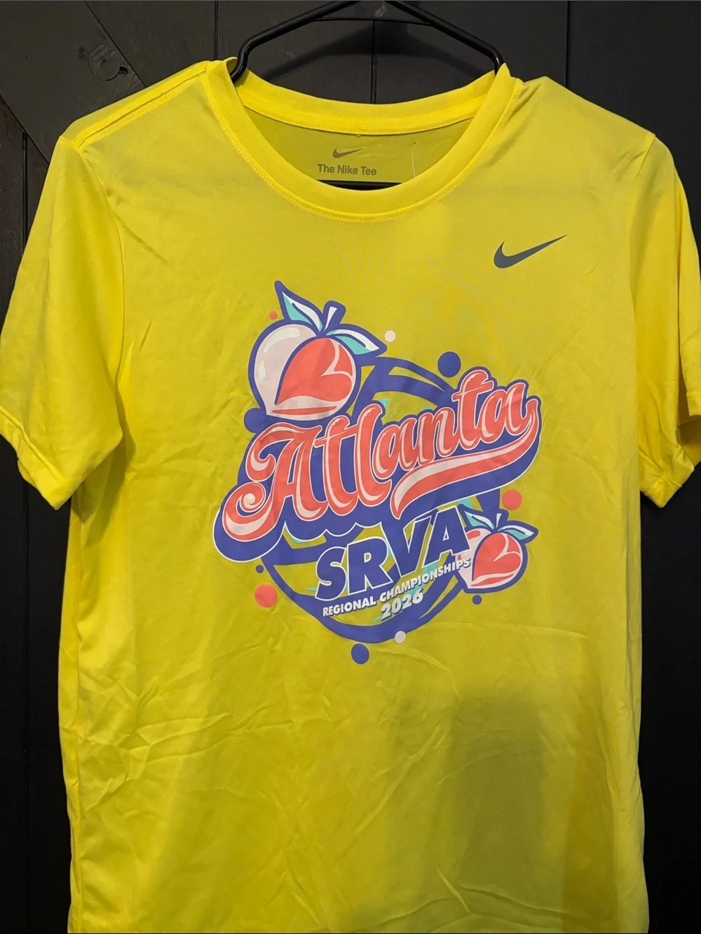 Nike Bright Yellow Atlanta SRVA Graphic Tee